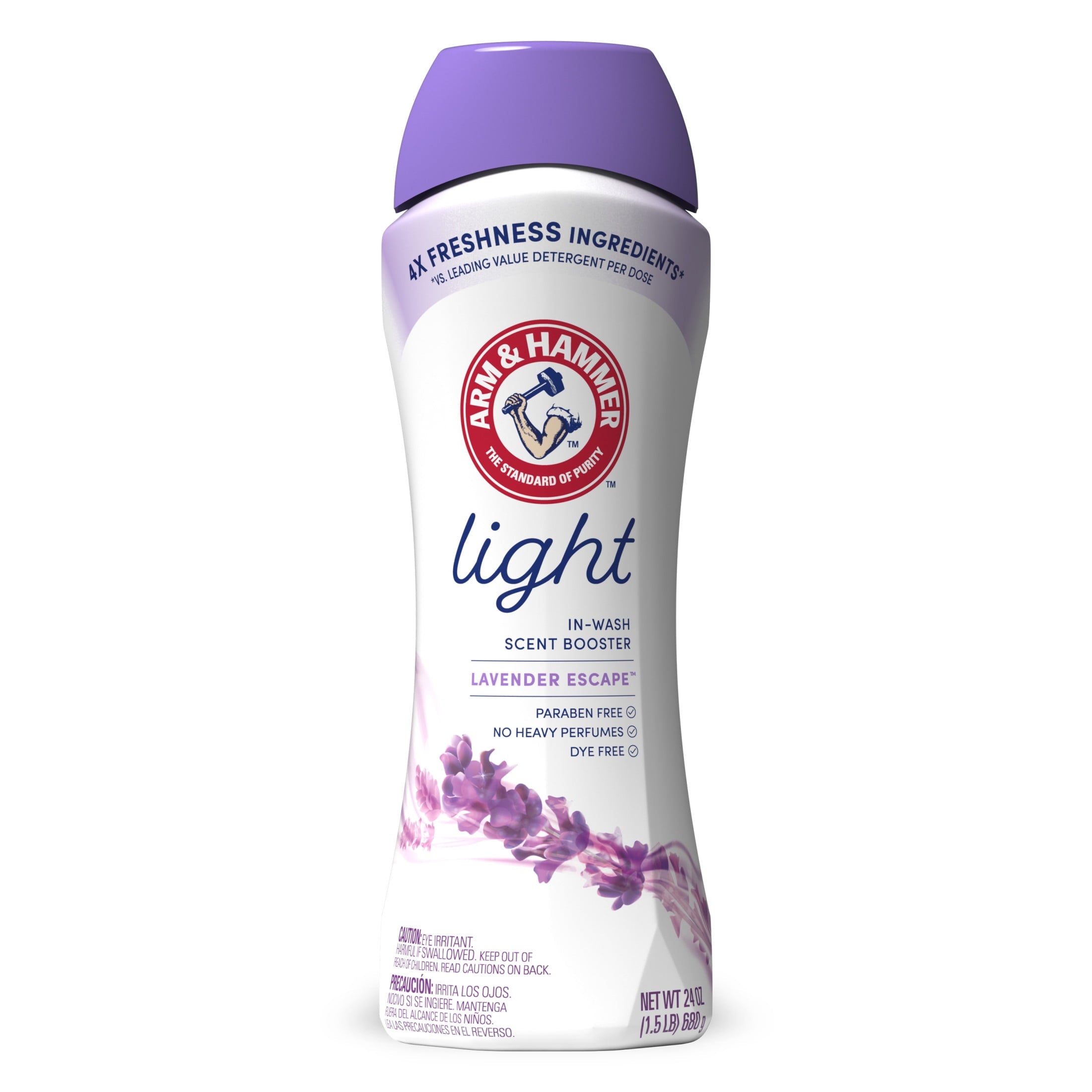 ARM & HAMMER Light In-Wash Scent Booster - Laundry Scent Booster Lavender Escape scent, 24 Oz