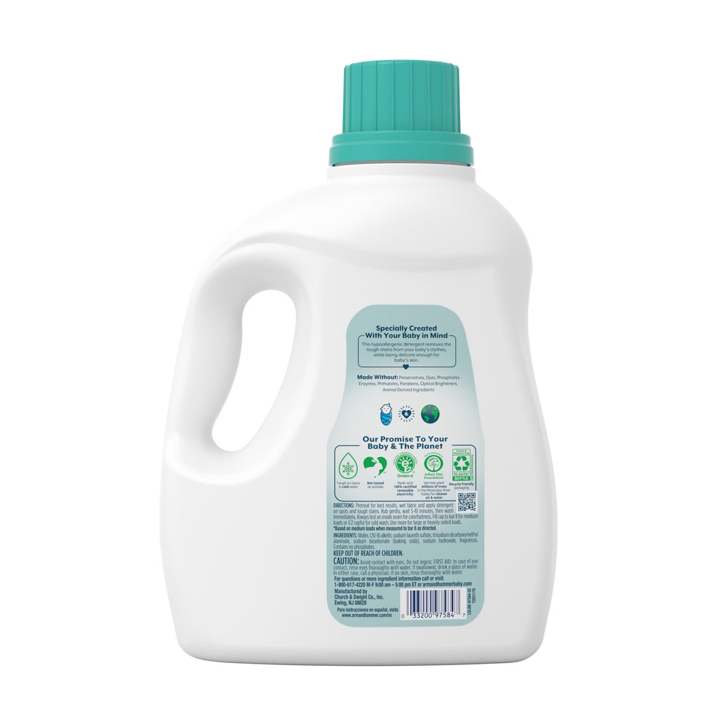 ARM & HAMMER Baby Hypoallergenic Liquid Laundry Detergent - 77 loads 100.5 fl oz - 4-Pack