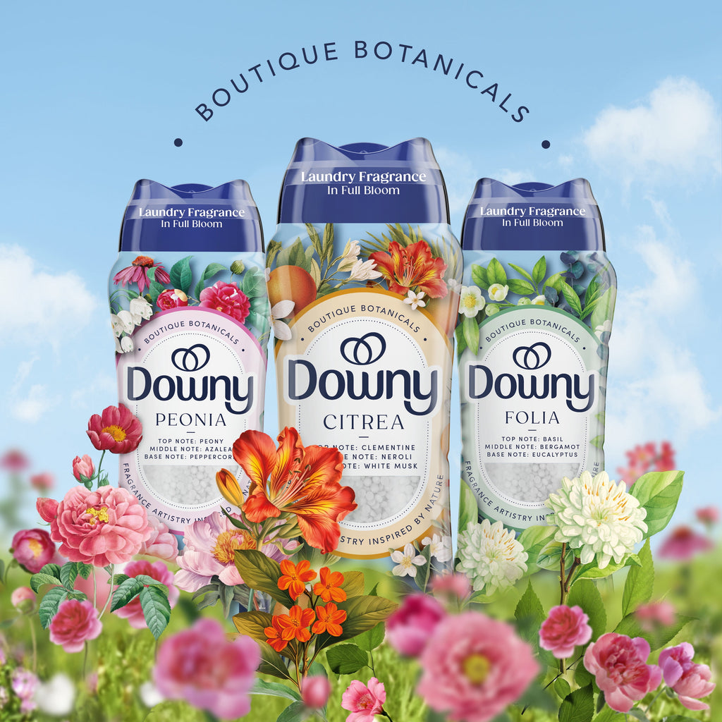 Downy Laundry Scent Beads Boutique Botanicals In-Wash Scent Booster - Citrea Scent, 21.1 oz
