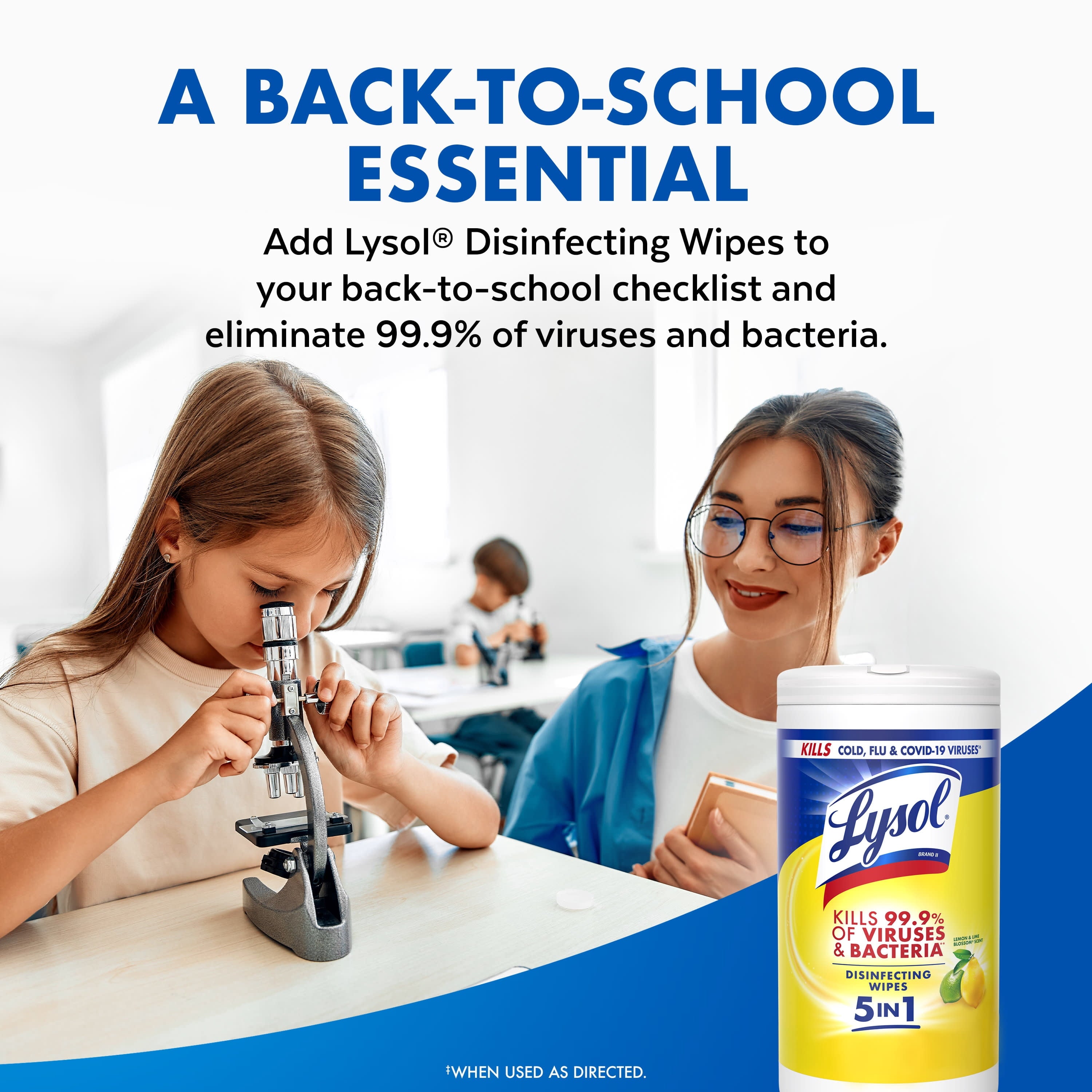 Lysol Disinfecting Wipes - All-Purpose Cleaner, Multi Surface Antibacterial Cleaning Wipes, Cleaning Supplies, Lemon & Lime Blossom Scent, 80 Count Each (Pack of 4)