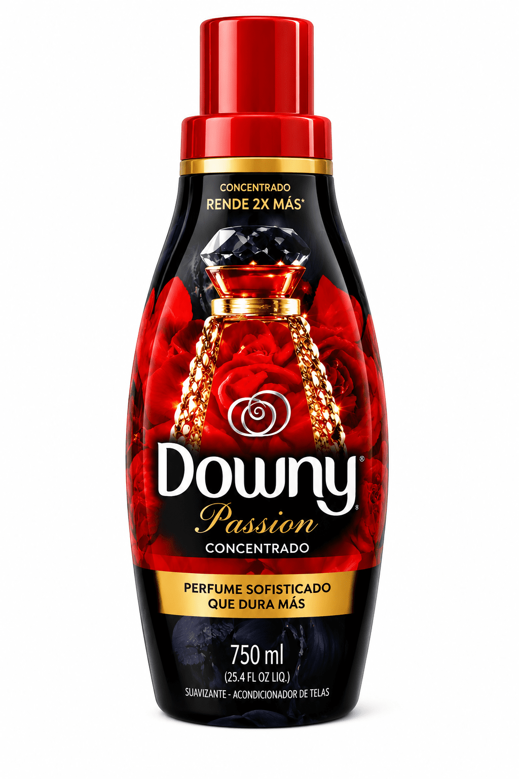 Downy Passion Concentrated Liquid Fabric Softener - Sophisticated Perfume Scent, 750 mL