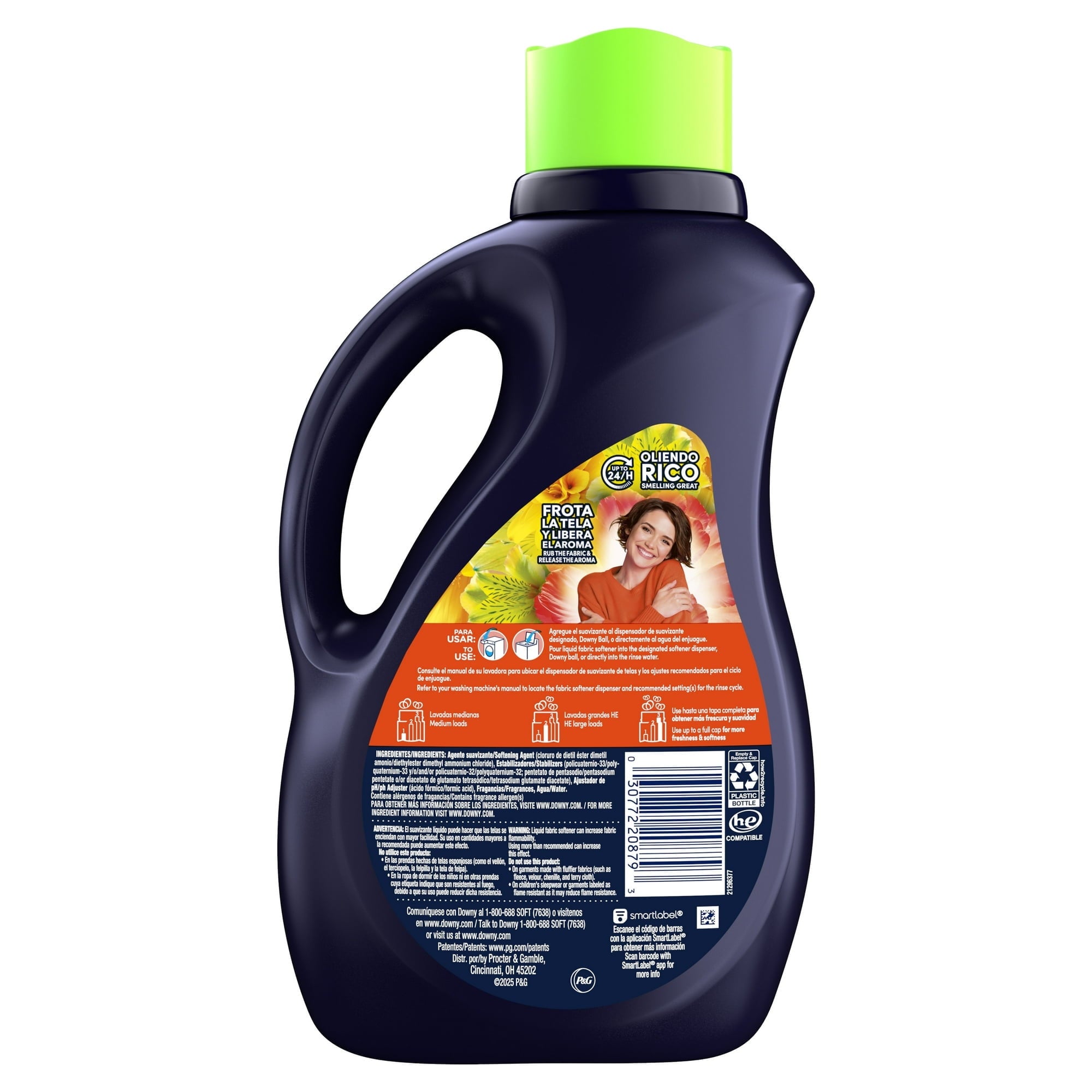 Downy Intense Liquid Fabric Softener and Conditioner - Purity Scent, 77 fl oz, 105 Loads