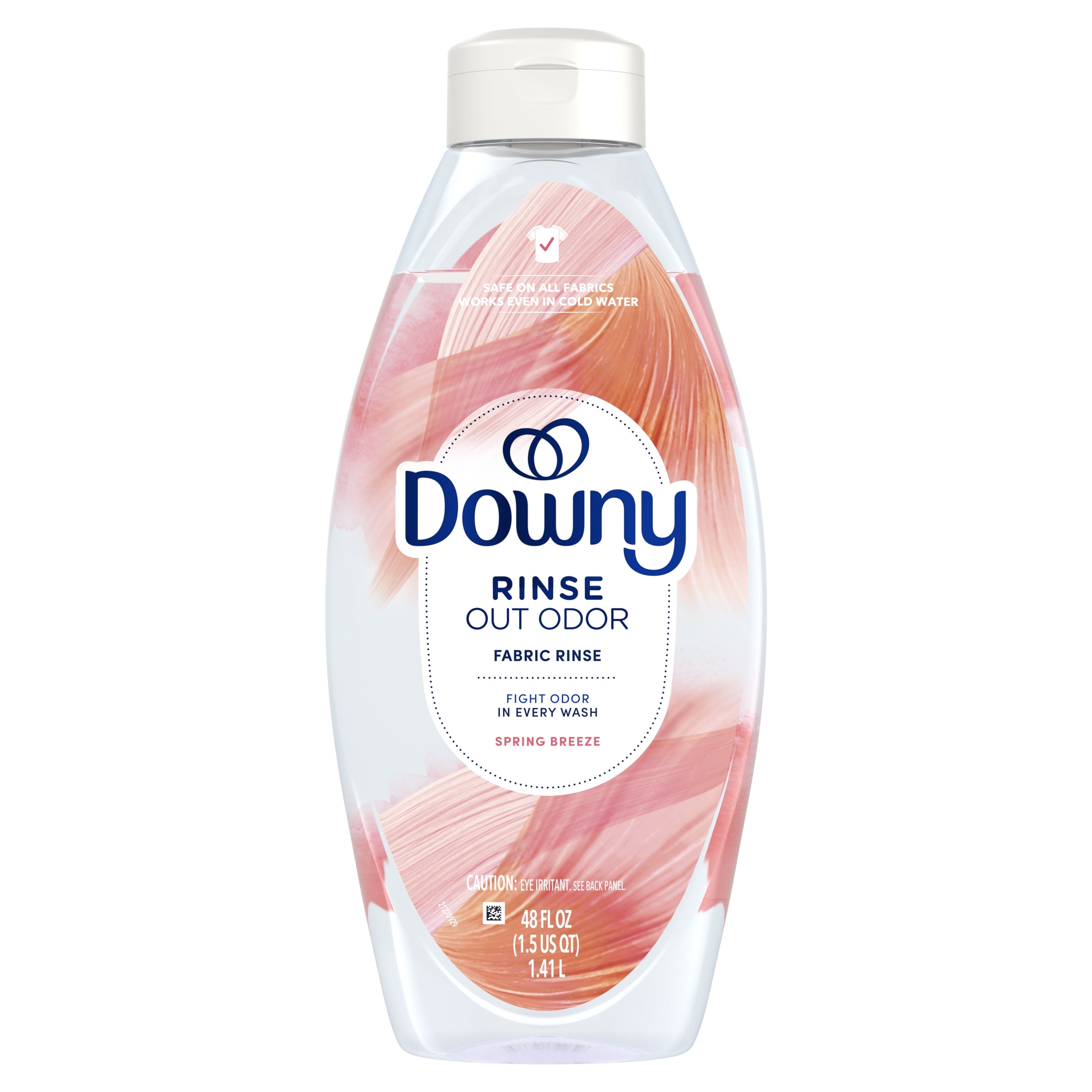 Downy Rinse Out Odor Laundry Rinse - Tackles Tough Odors, Spring Breeze Scent, 48 fl oz