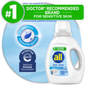 all Liquid Fabric Softener for Sensitive Skin - Free Clear, 40 fluid Ounces - 3-Pack