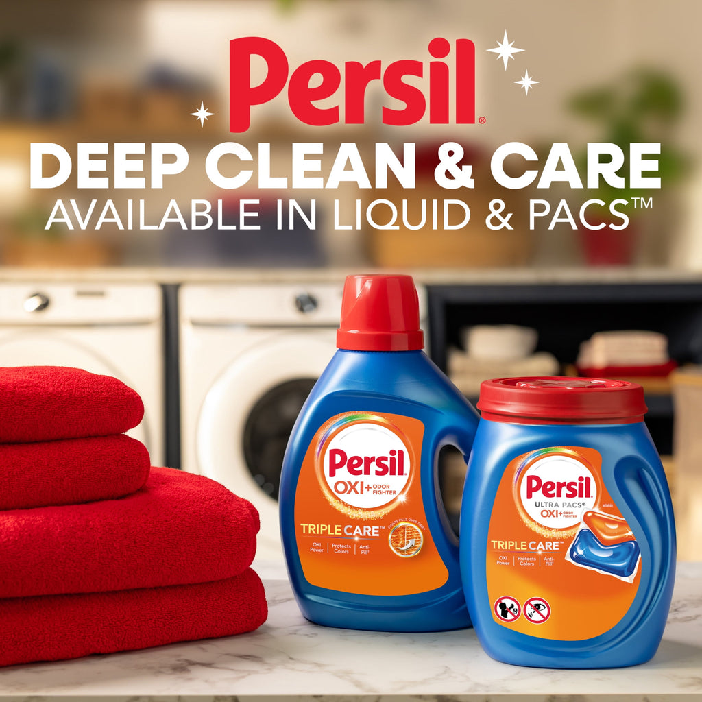 Persil Ultra Pacs Advanced Clean Laundry Detergent - Oxi+Odor Fighter, 36 Count