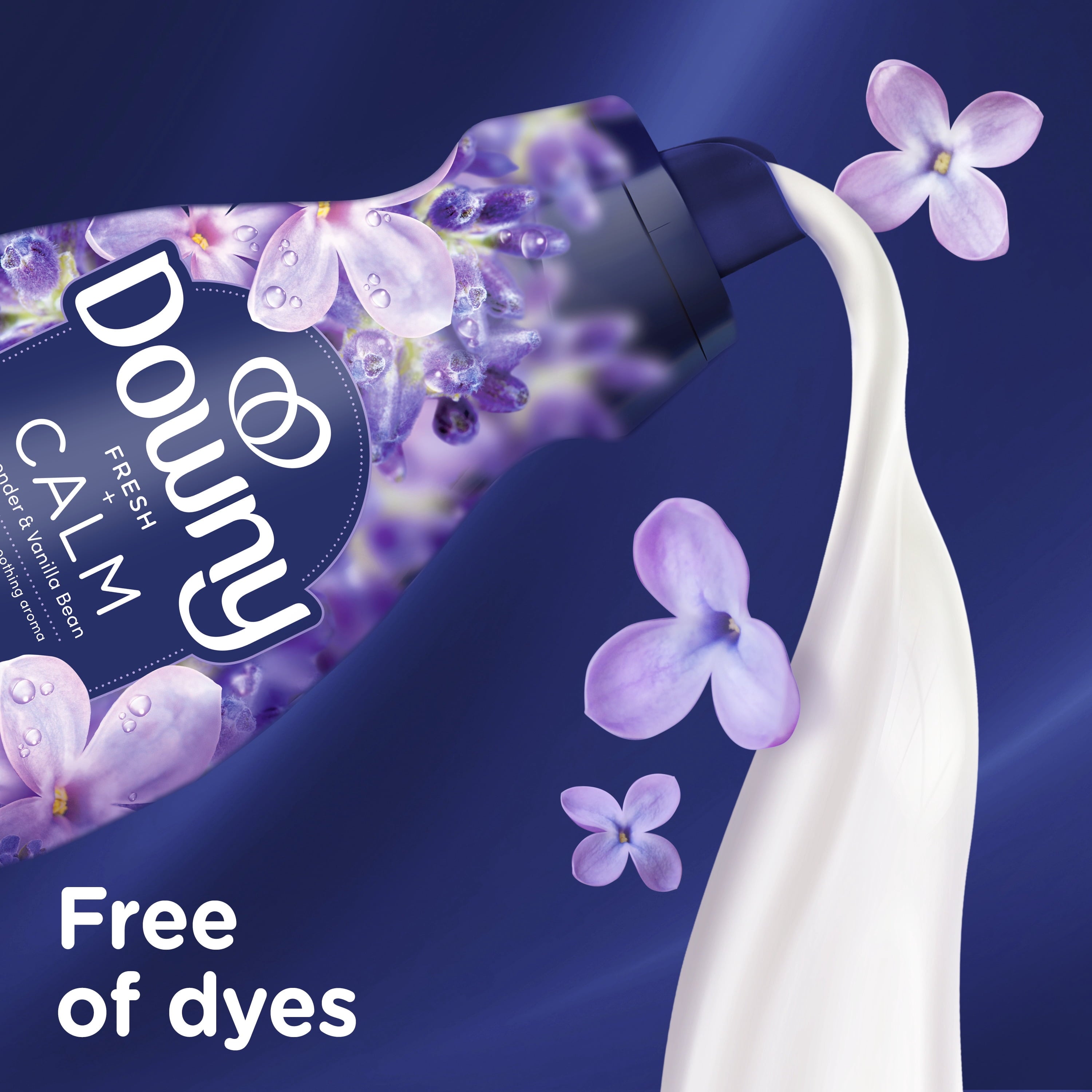 Downy Ultra Soft Liquid Fabric Softener - Calm, Lavender & Vanilla Bean, 93 fl oz, 138 Loads