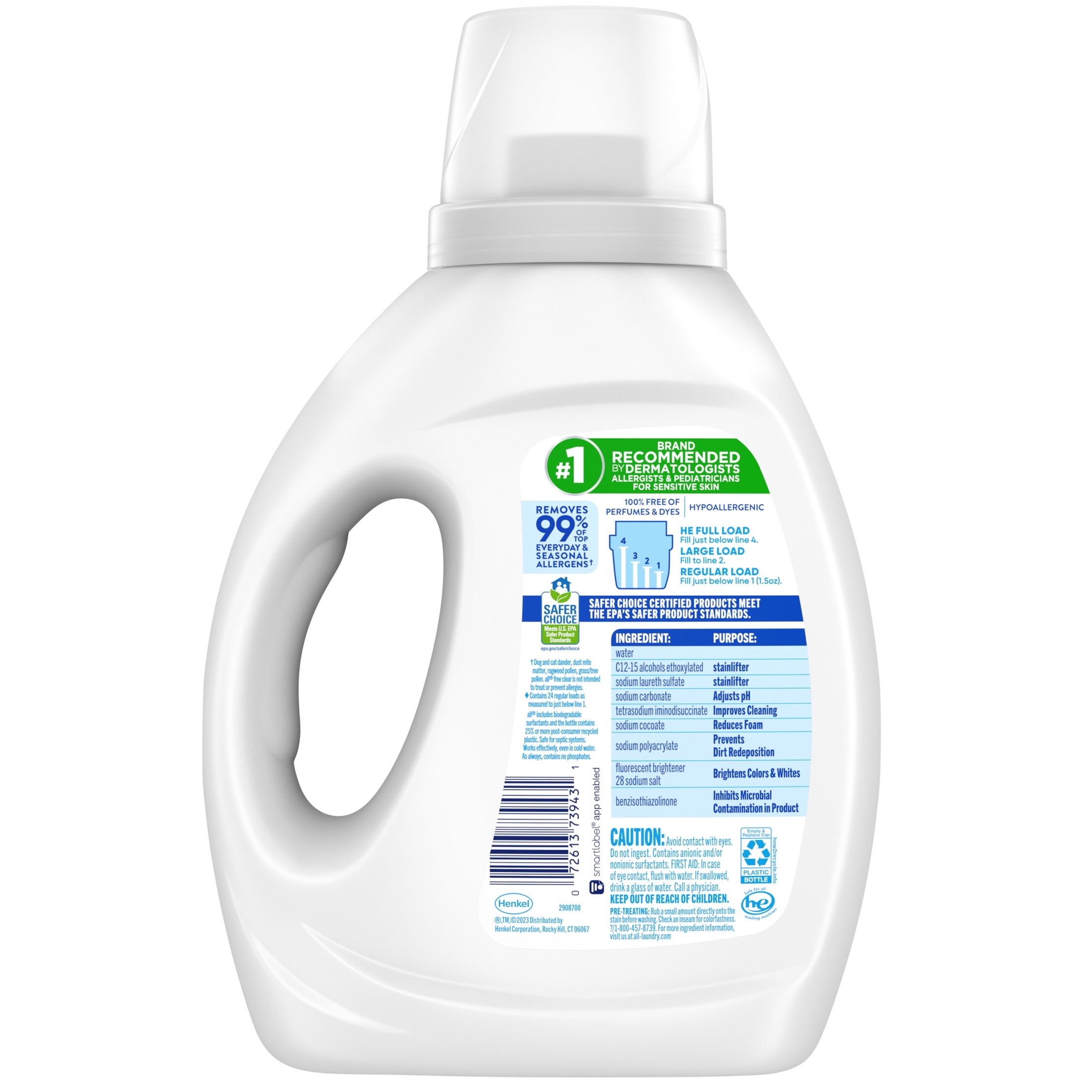 all free clear Liquid Laundry Detergent - 36 oz, 24 Loads