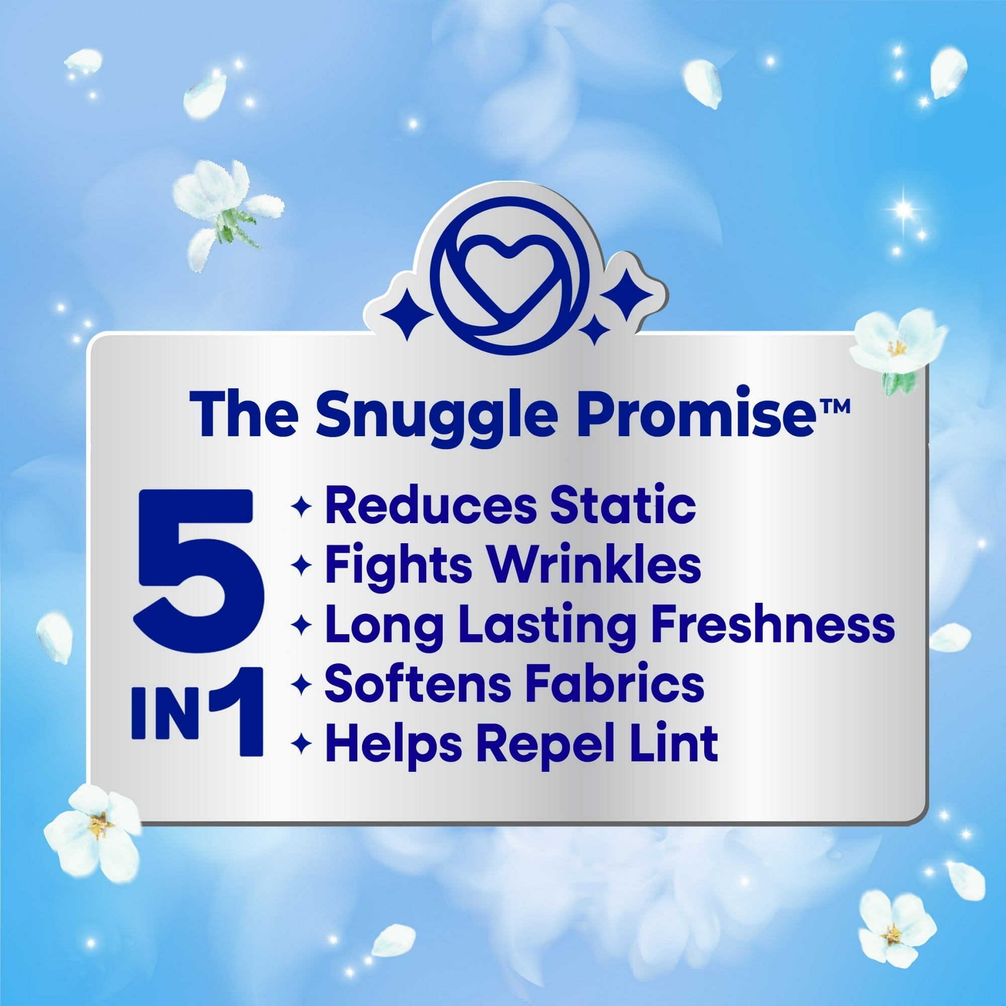 Snuggle Fabric Softener Dryer Sheets - Blue Sparkle, 40 Count