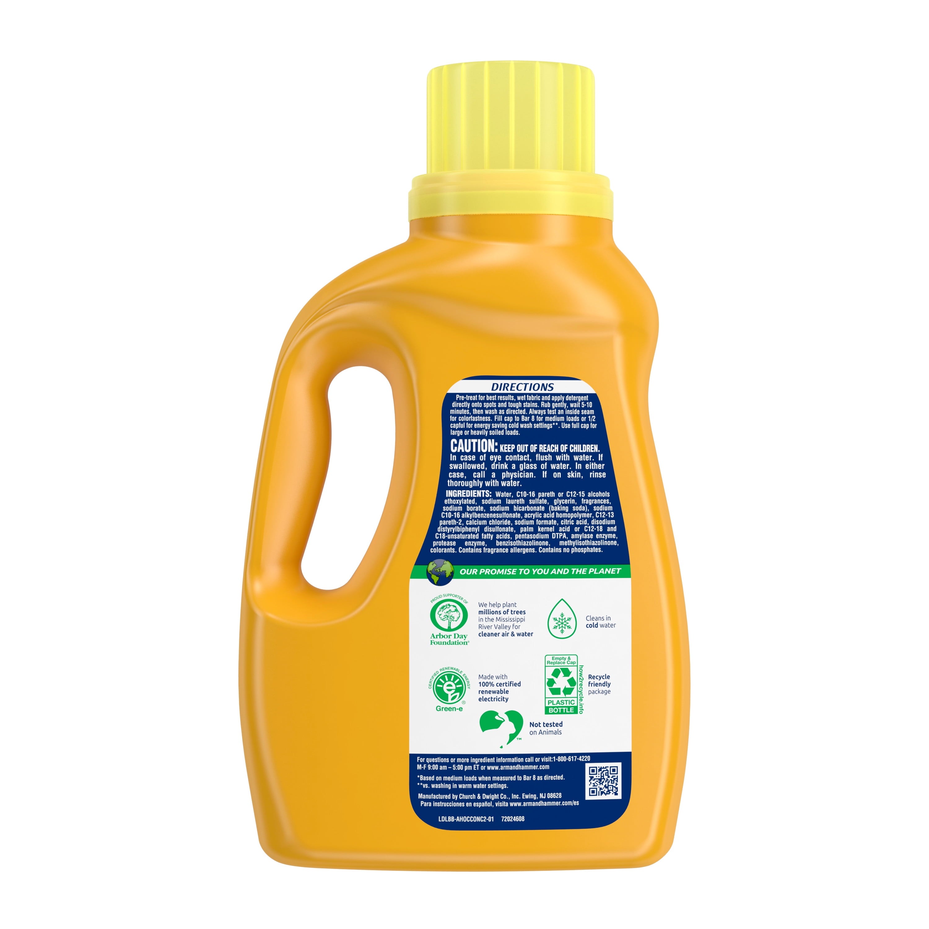 Arm & Hammer Plus OxiClean Fresh Scent - 35 Loads Liquid Laundry Detergent, 45.5 Fl oz