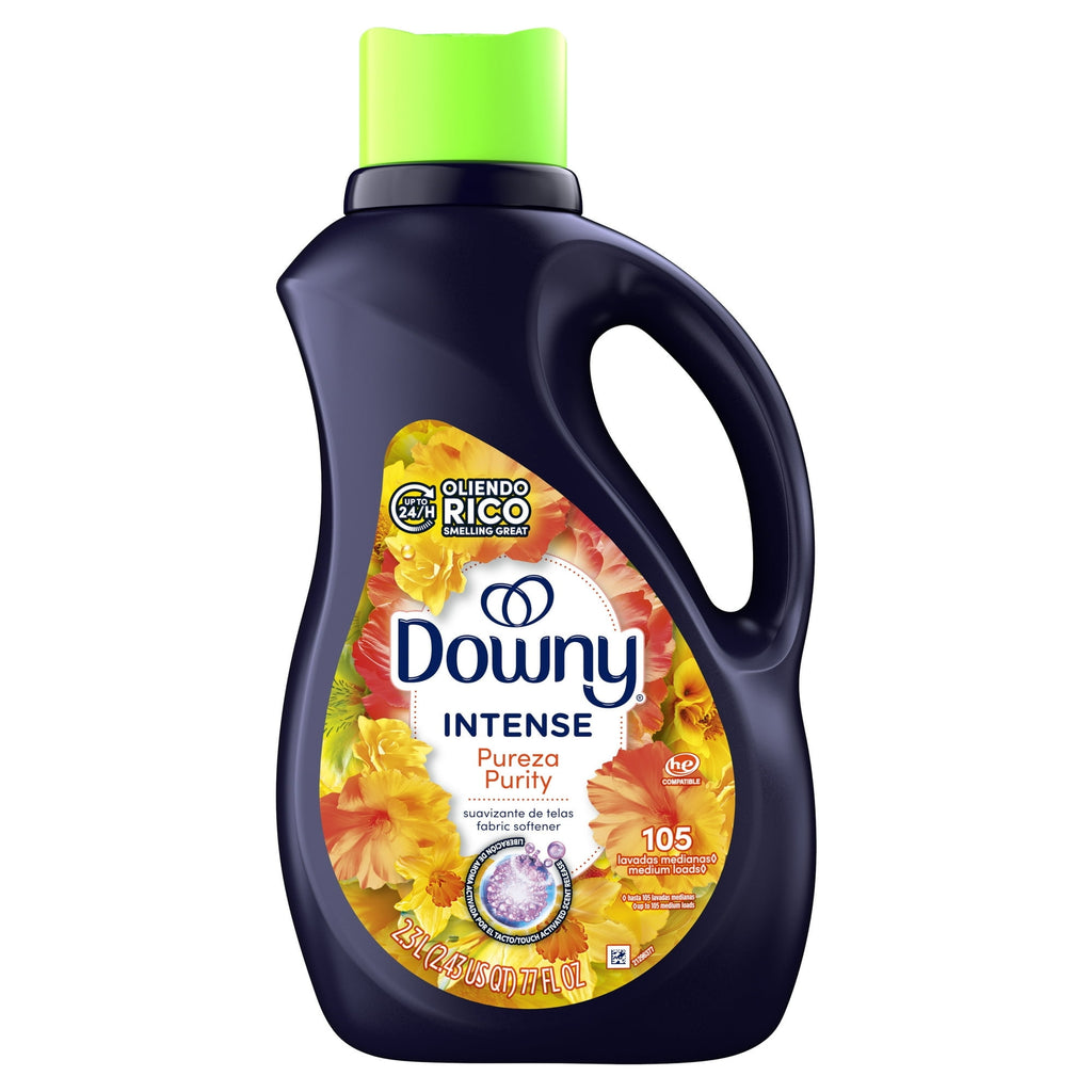 Downy Intense Liquid Fabric Softener and Conditioner - Purity Scent, 77 fl oz, 105 Loads