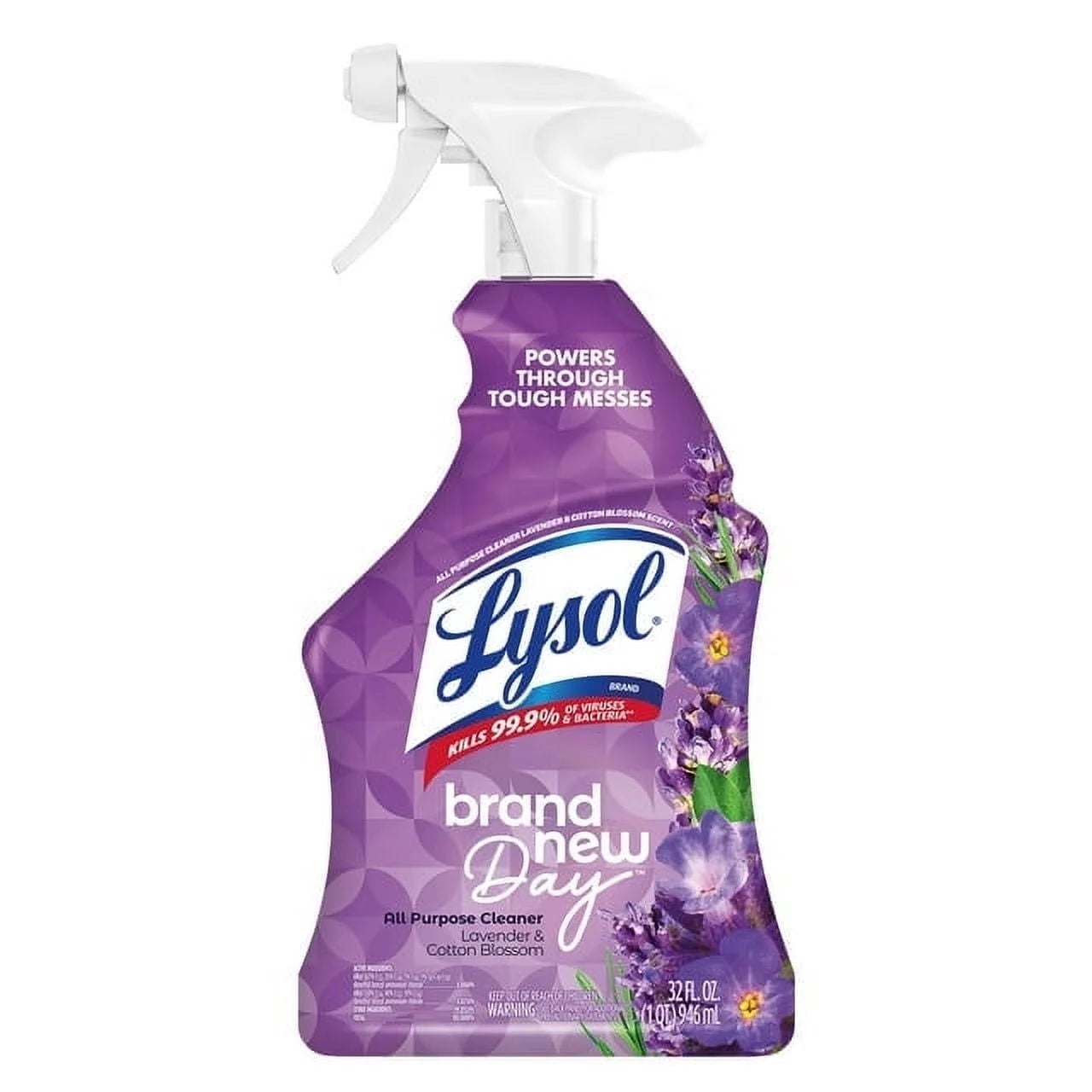 Lysol & reg - All-Purpose Cleaner, Sanitizing and Disinfecting Spray, Lavender & Cotton Blossom, 32 Oz - 2 Pack