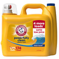 ARM & HAMMER Laundry Detergent Liquid - Clean Burst, 4 Extra Loads, 174 fl oz, 174 Loads