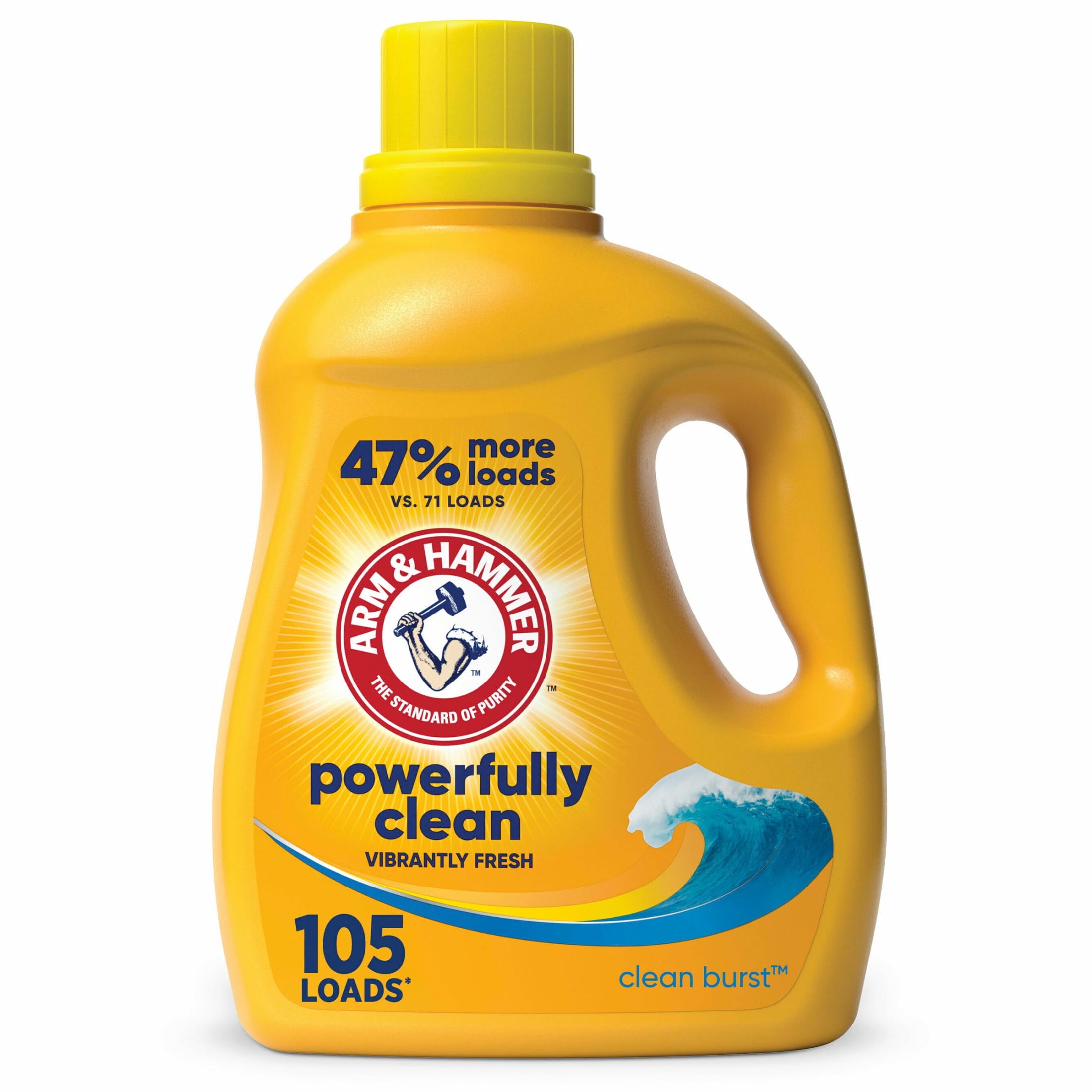 ARM & HAMMER Clean Burst - 105 Loads Liquid Laundry Detergent, 105 fl oz
