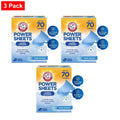 ARM & HAMMER Power Sheets Laundry Detergent Fresh Breeze 35 Count - 3 Pack