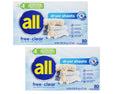 ALL Dryer Sheets - Free of Perfumes & Dyes, 80 Count - 2 Pack