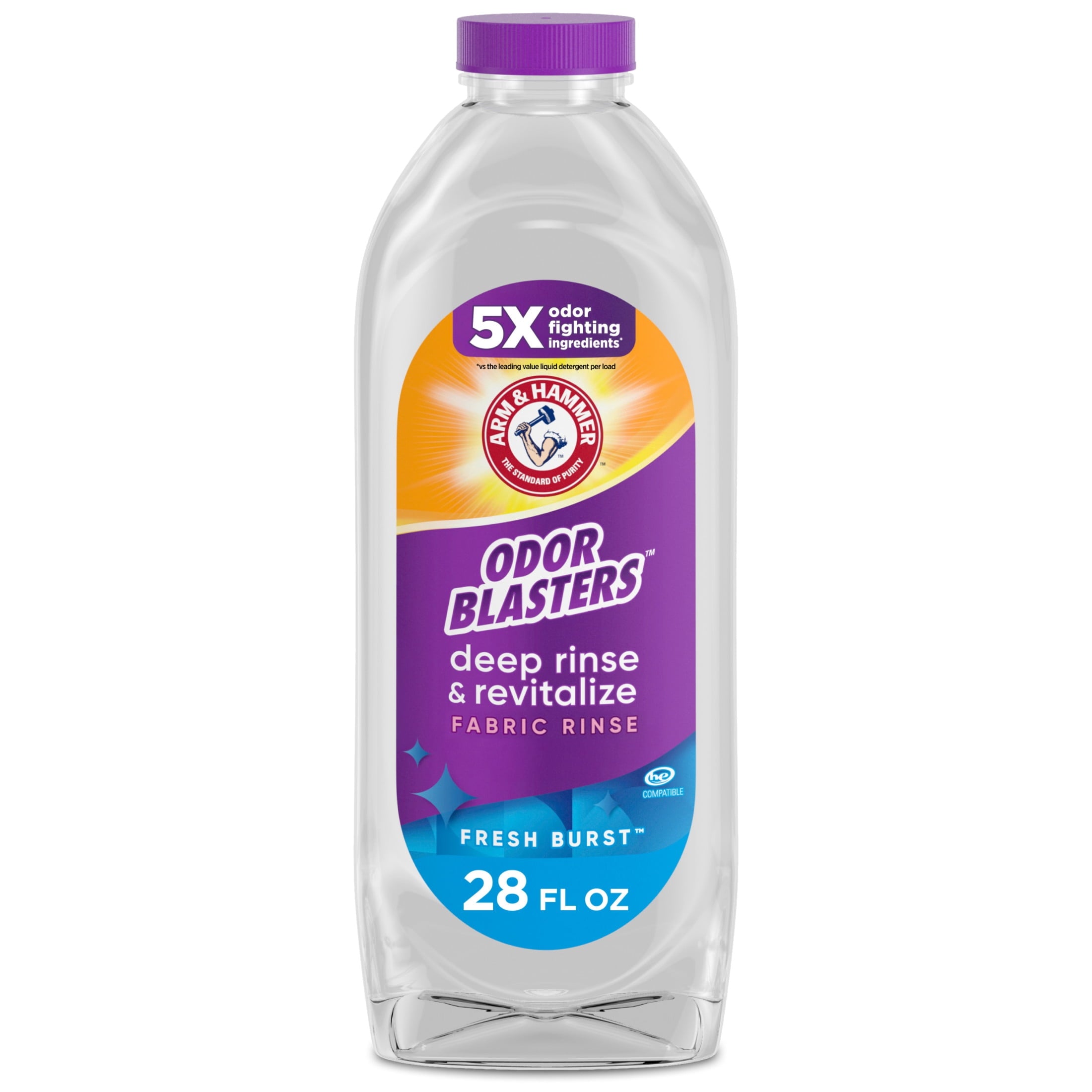 ARM & HAMMER Odor Blasters Deep Rinse and Revitalize Fabric Rinse - Fresh Burst, 28 fl oz
