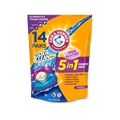 Arm and Hammer Plus OxiClean with Odor Blasters LAUNDRY DETERGENT 5-IN-1 Power Paks - 14 Count