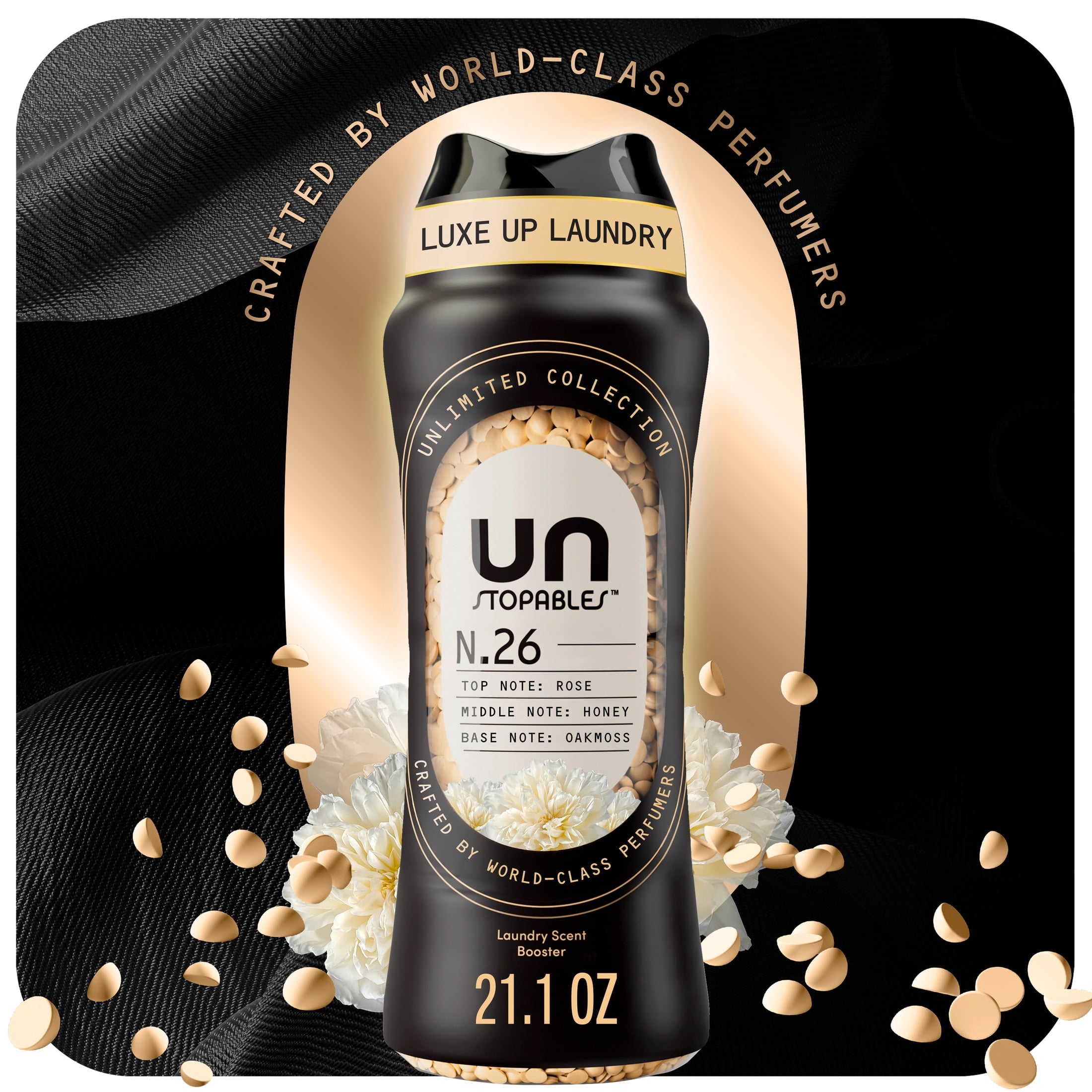 Downy Unstopables Unlimited Collection In-Wash Laundry Scent Booster Beads - N.26, 21.1 oz