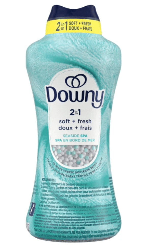 Downy 2-in-1 Soft + Fresh Fabric Softener - Seaside Spa, 910 g