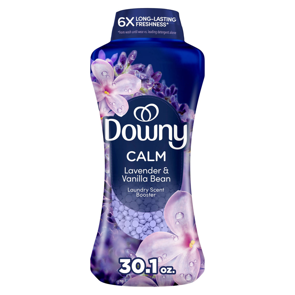 Downy Laundry Scent Beads - In-Wash Scent Booster, Infusions Calm Lavender and Vanilla Bean Scent, 30.1 oz