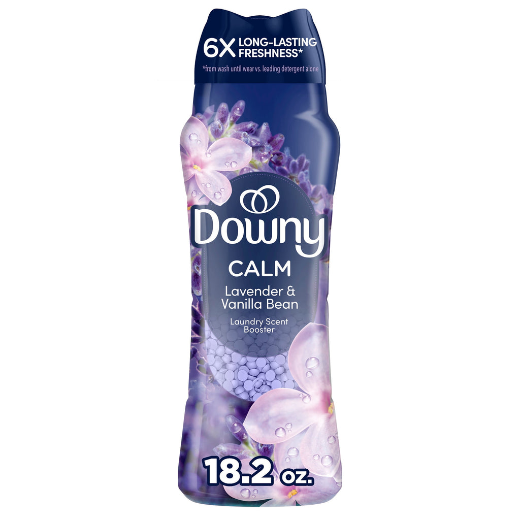 Downy Laundry Scent Beads - In-Wash Scent Booster, Infusions Calm Lavender and Vanilla Bean Scent, 18.2 oz