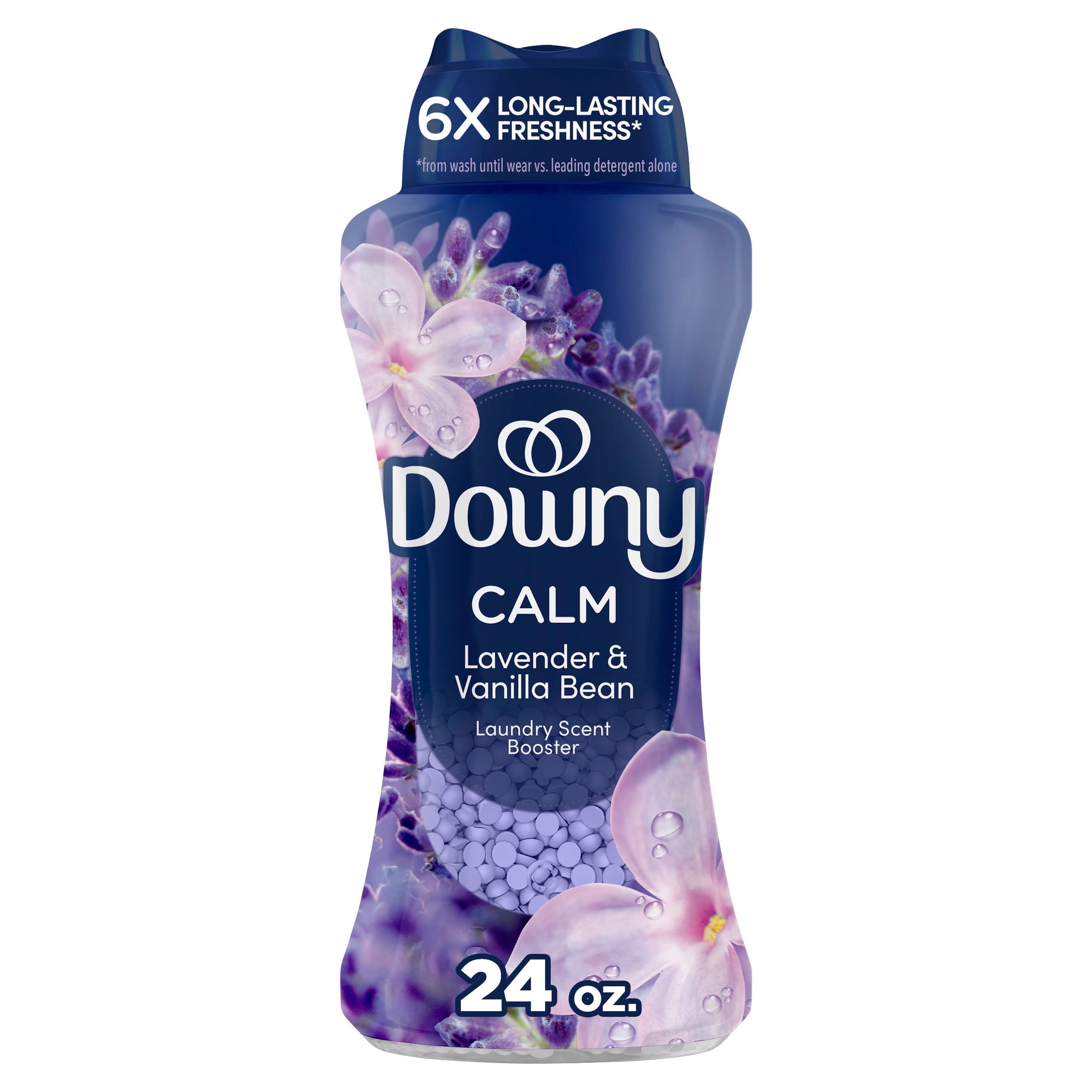 Downy Infusions Calm In-Wash Laundry Scent Booster Beads - Lavender and Vanilla Bean Scent, 24 oz