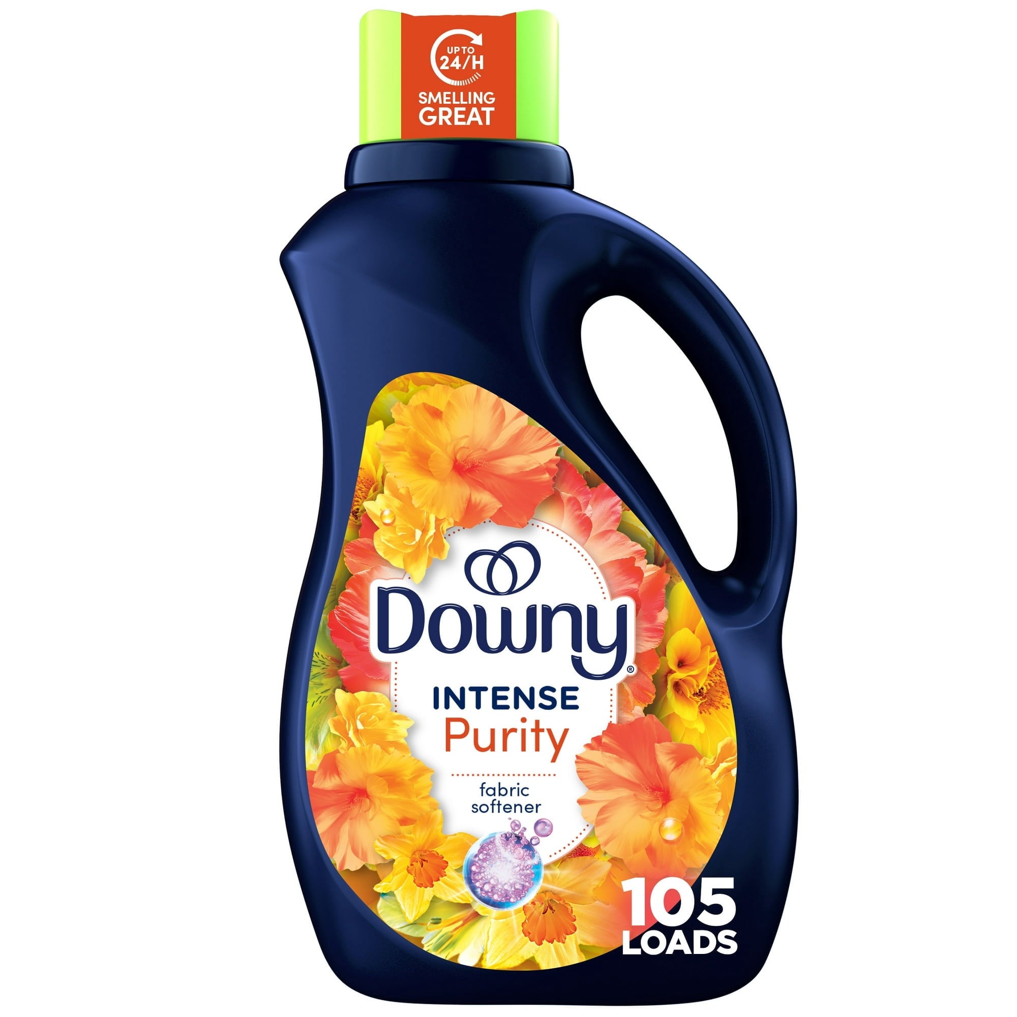 Downy Intense Liquid Fabric Softener and Conditioner - Purity Scent, 77 fl oz, 105 Loads