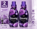 Downy Romance Liquid Fabric Softener - Romantic Fragrance, 2 x 750 mL, 2 Count, 2 Pack