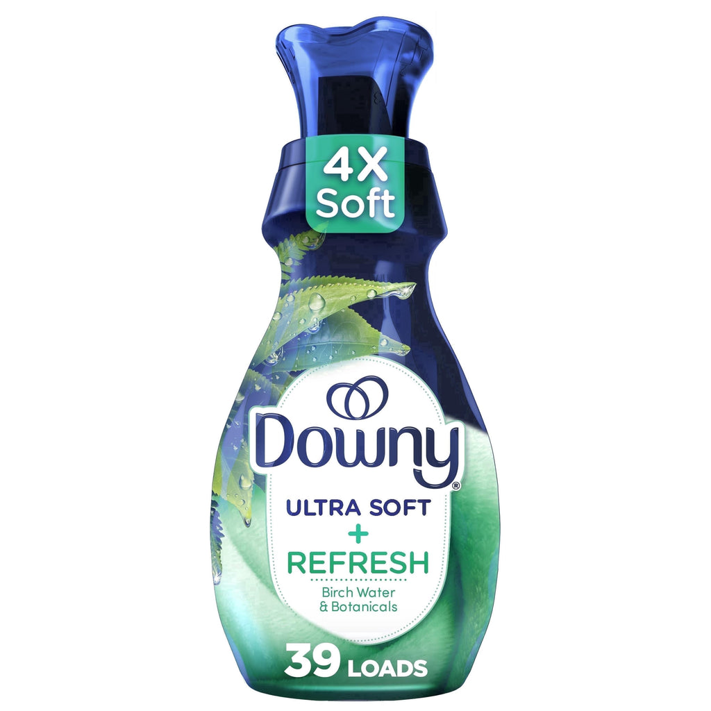 Downy Ultra Soft Fabric Softener Liquid - Refresh, Birch Water and Botanicals, 26 fl oz, 39 Loads