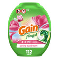 Gain Liquid Laundry Detergent Soap - HE Compatible, Long Lasting and Spring Daydream Scent, 112 Count