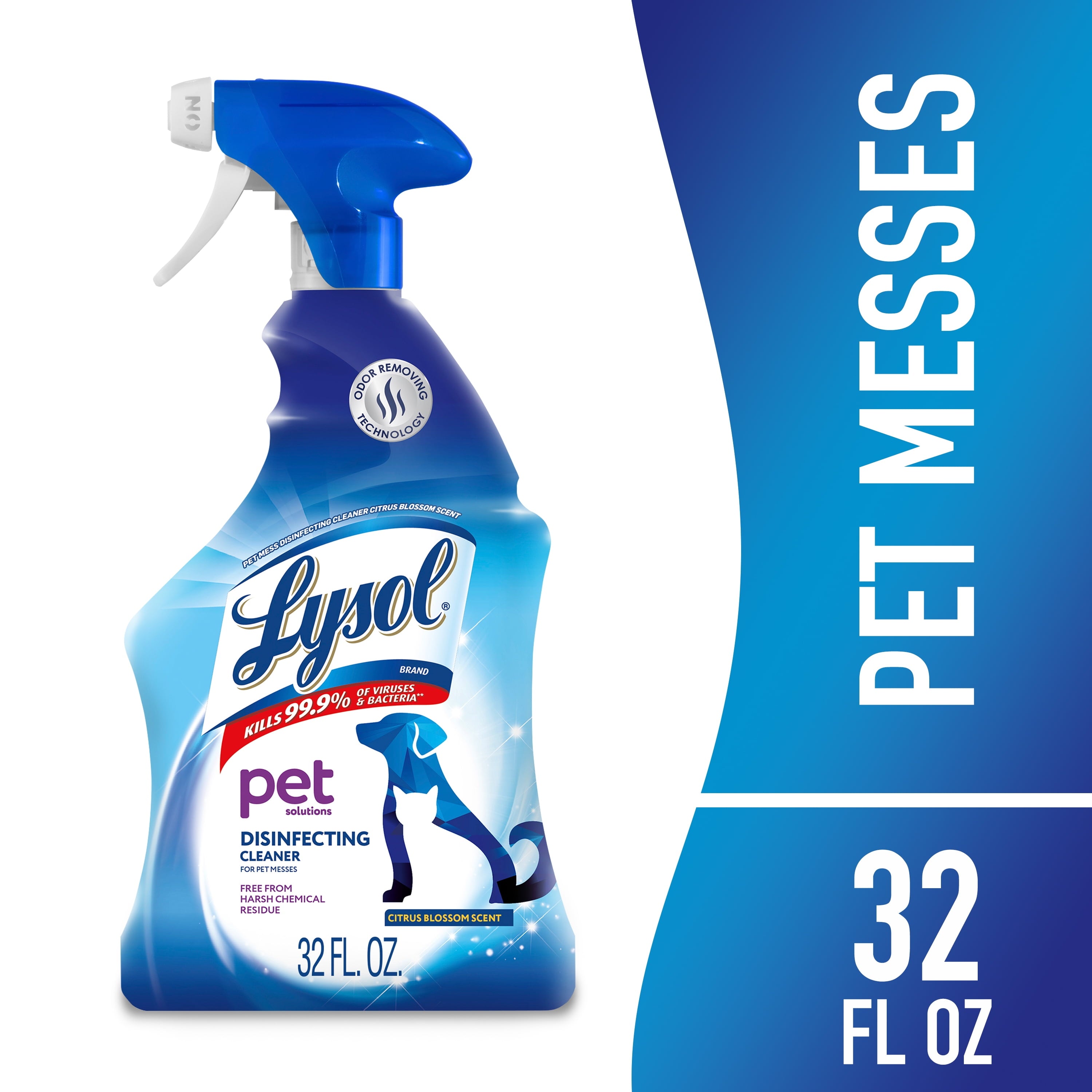 Lysol Pet Solutions –Disinfecting Cleaner - Citrus Blossom Scent, 32 fl oz
