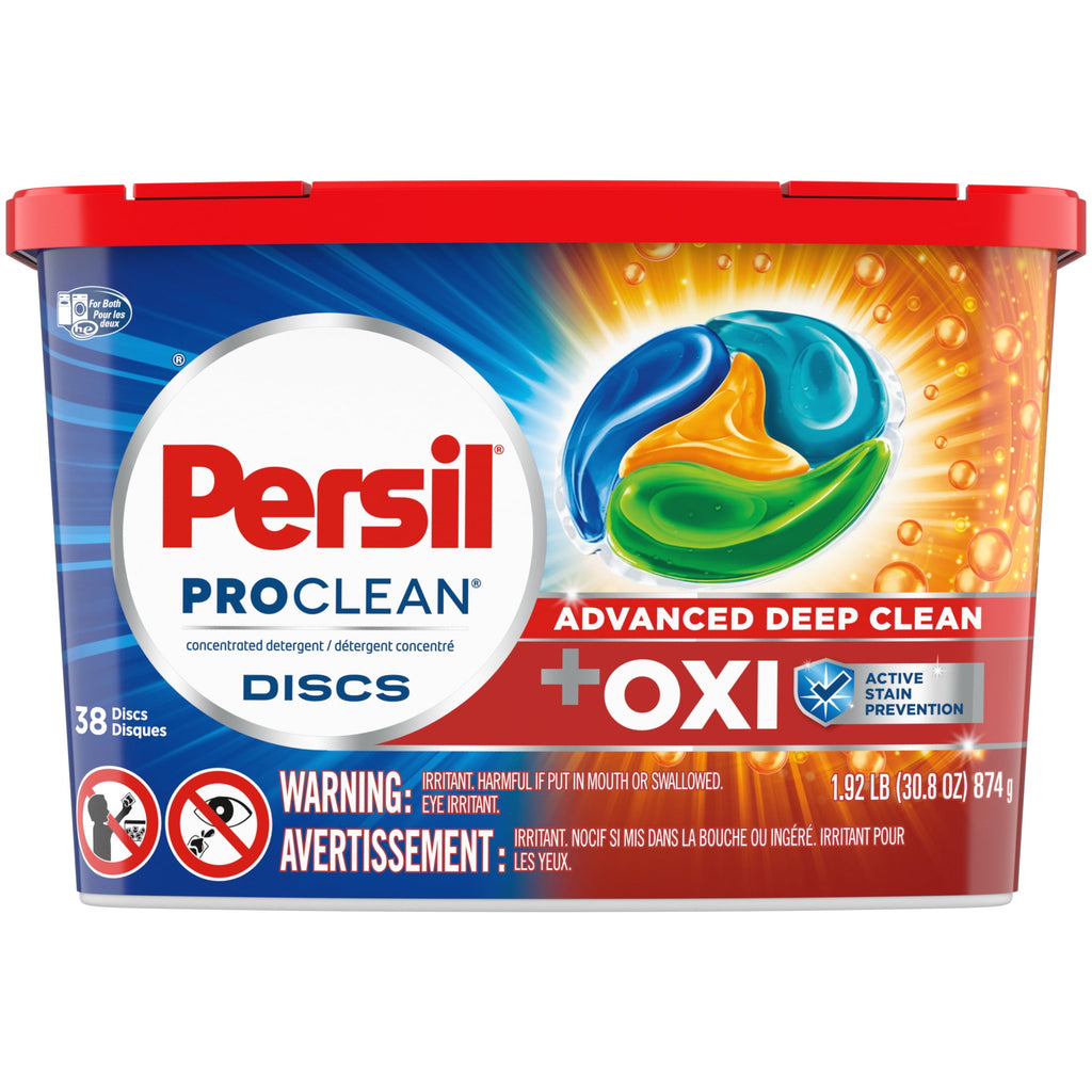 Persil Discs Laundry Detergent Pacs - Oxi, 38 Count