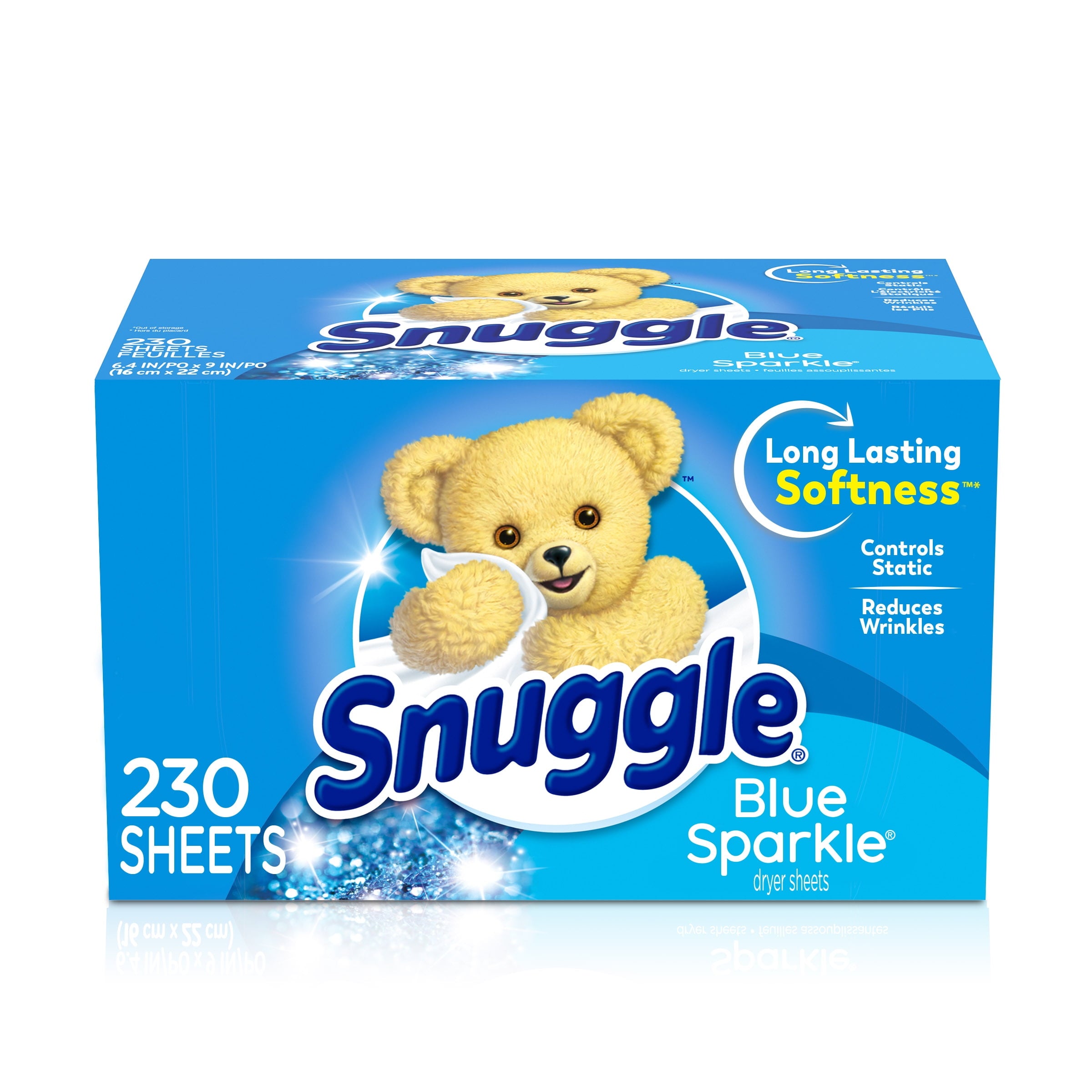 Snuggle Dryer Sheets - Blue Sparkle, 230 Loads