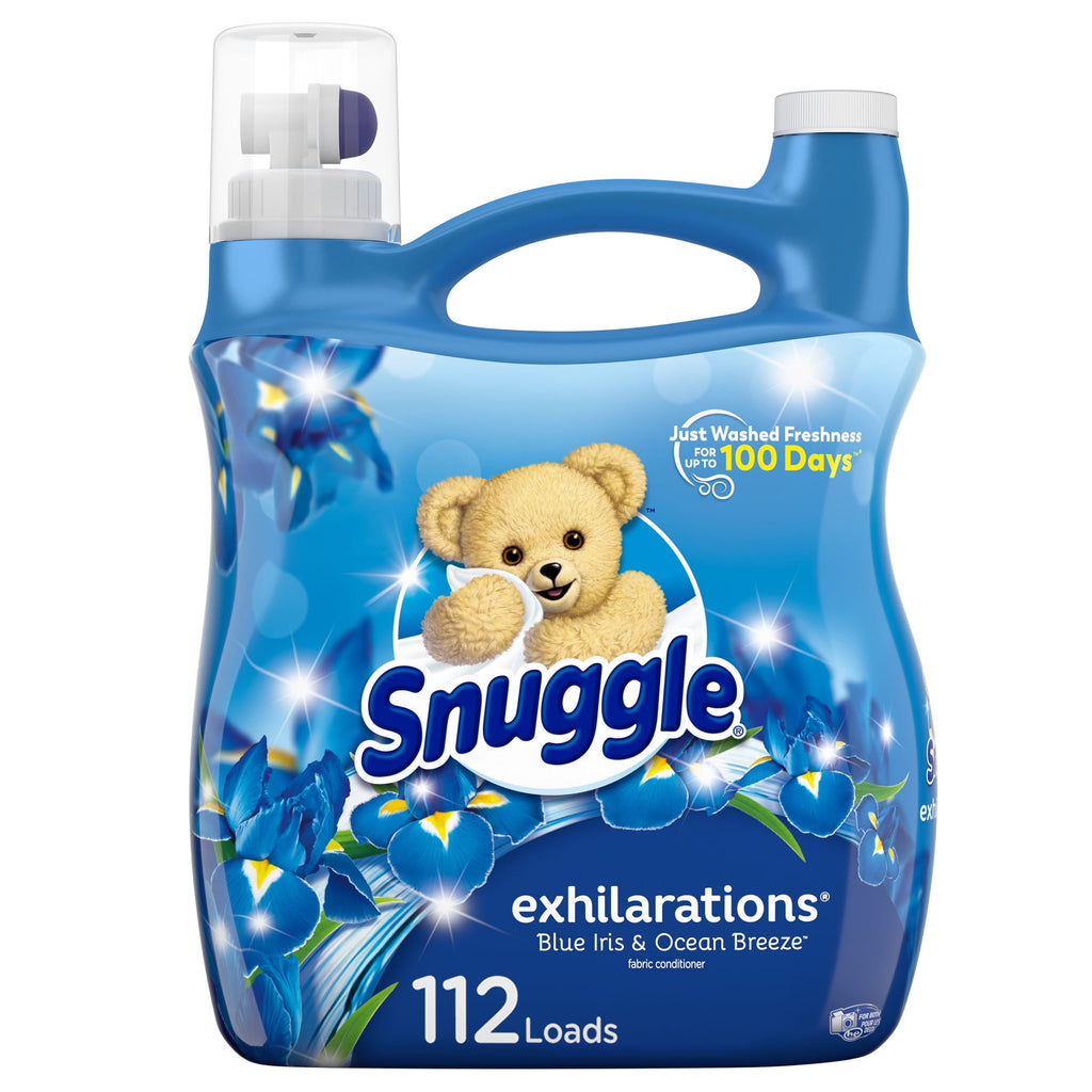 Snuggle Exhilarations Liquid Fabric Softener - Blue Iris & Ocean Breeze, 96 Ounce, 112 Loads