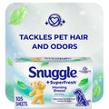 Snuggle SuperFresh Morning Breeze - Dryer Sheets, 105 Count
