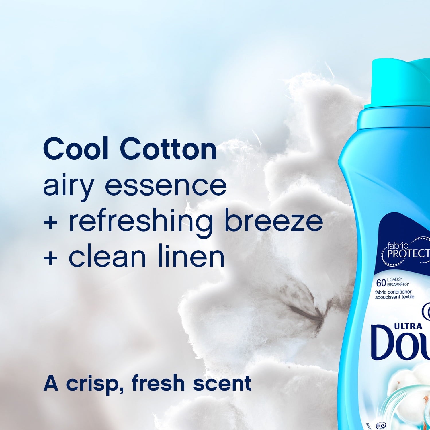 Ultra Downy® Cool Cotton Liquid Fabric Conditioner - 120 Loads 103 fl. oz.