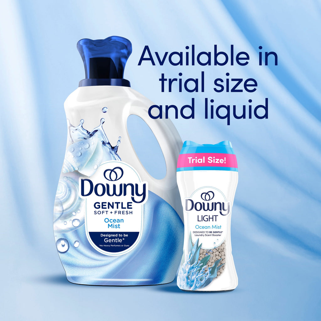 Downy Laundry Scent Beads - Light In-Wash Scent Booster, No Heavy Perfumes, Ocean Mist Scent, 30.1 oz