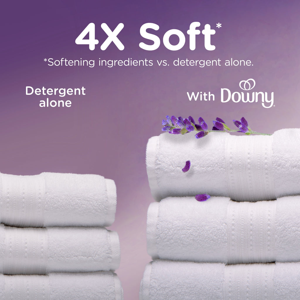 Downy Ultra Soft Fabric Softener Liquid - Calm, Lavender and Vanilla Bean, 56 fl oz, Pack of 2