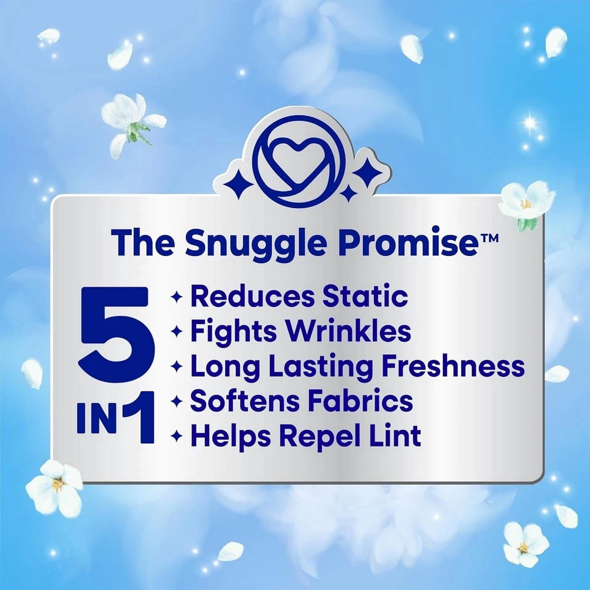 Snuggle Fabric Softener Dryer Sheets - Blue Sparkle, 200 Count