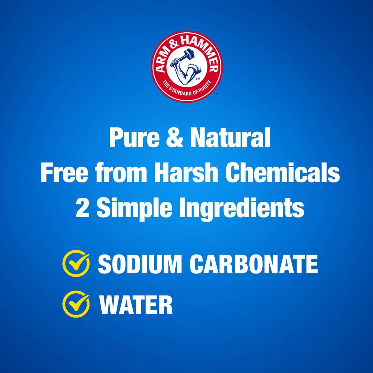 Arm & - Hammer Super Washing Soda Household Cleaner and Laundry Booster - 55oz: Bleach-Free, Phosphate-Free, Powder, Unscented