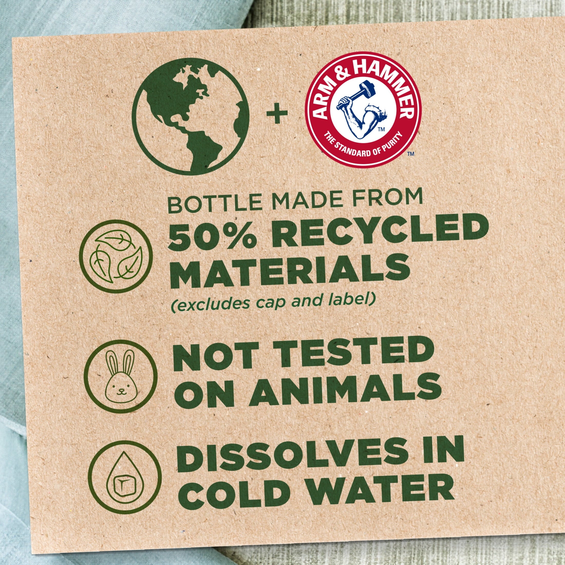 ARM & HAMMER Clean Scentsations Scent Booster - Laundry Beads Alternative, Clean Meadow scent, 24 Oz - 4-Pack