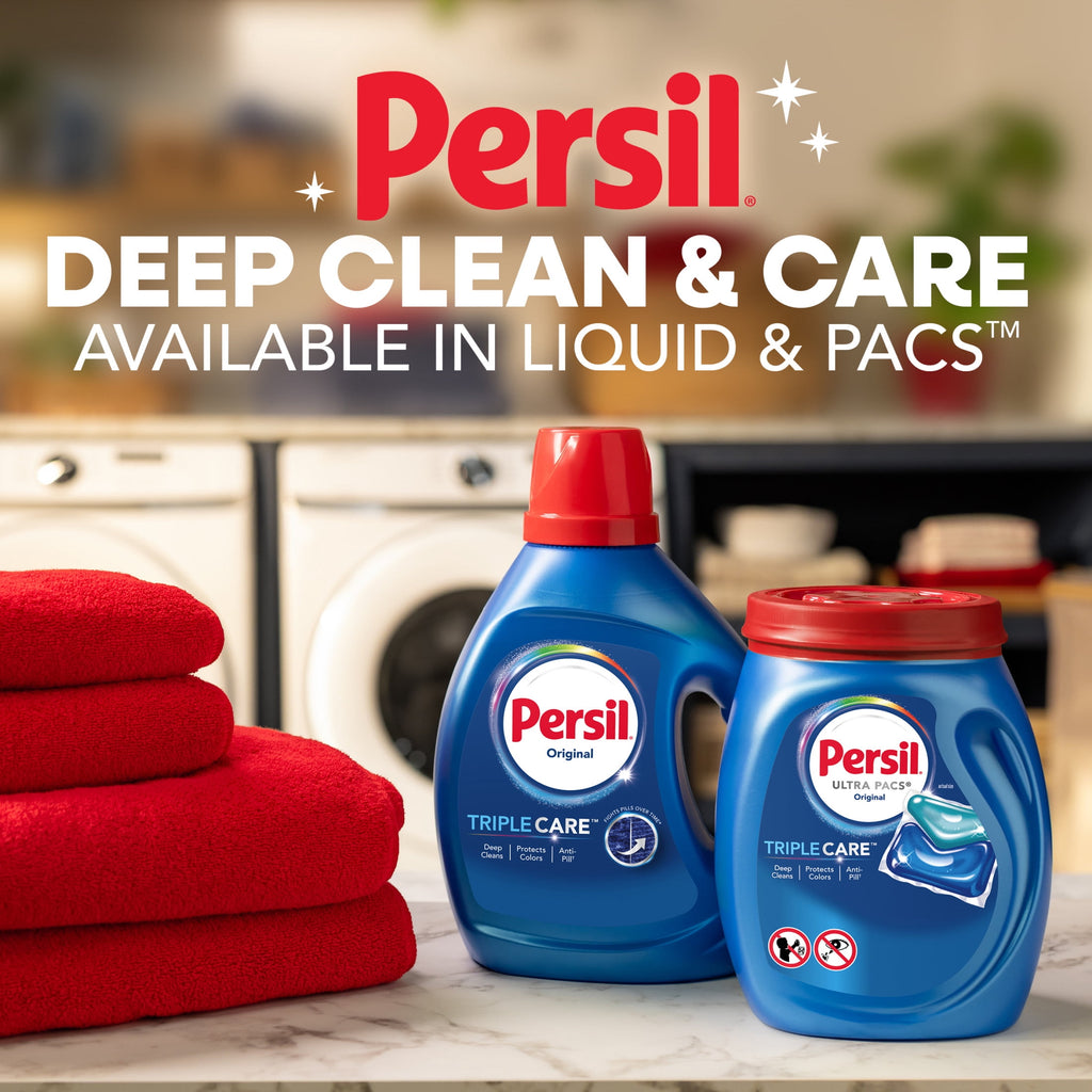 Persil Deep Clean Liquid Laundry Detergent - Original, 84 fl oz, 64 loads