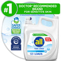all Free Clear Liquid Laundry Detergent - 184.5 oz, 123 Loads