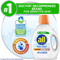 all free clear Liquid Laundry Detergent - Oxi, 88oz, 49 Loads