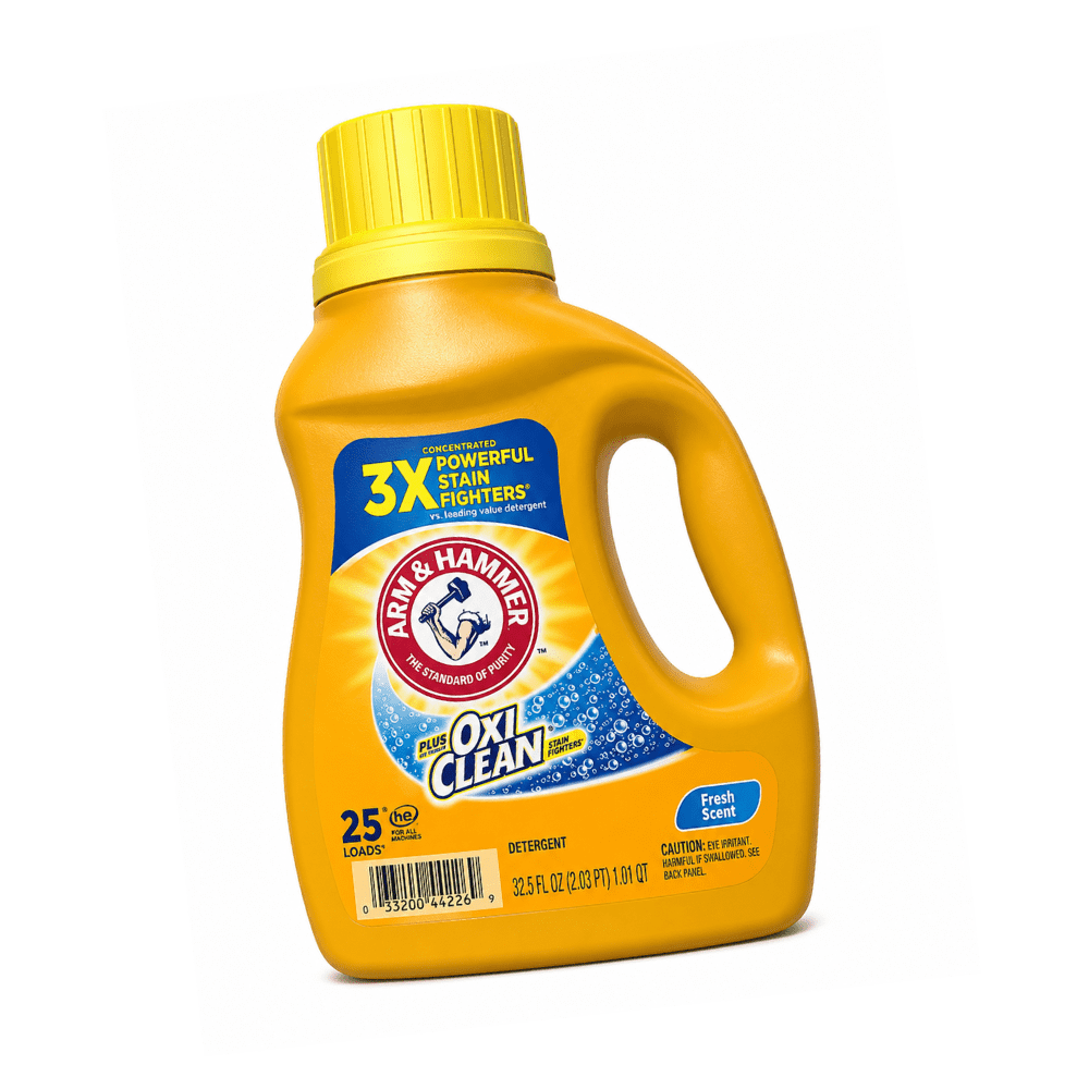 Arm & Hammer Plus OxiClean Liquid Laundry Detergent with OxiClean - Fresh Scent, 32.5 fl oz, 25 Loads