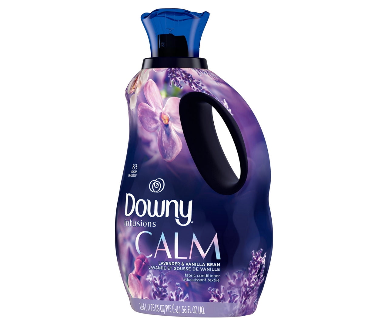 Downy Infusions Liquid Fabric Softener - Calm, Lavender & Vanilla Bean, 56 fl oz