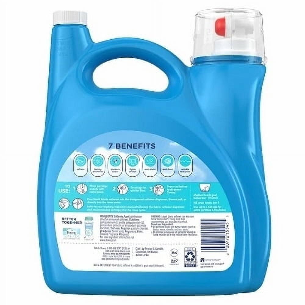 Downy Soft and Fresh Fabric Softener - Cool Cotton (150 Fluid Ounce)