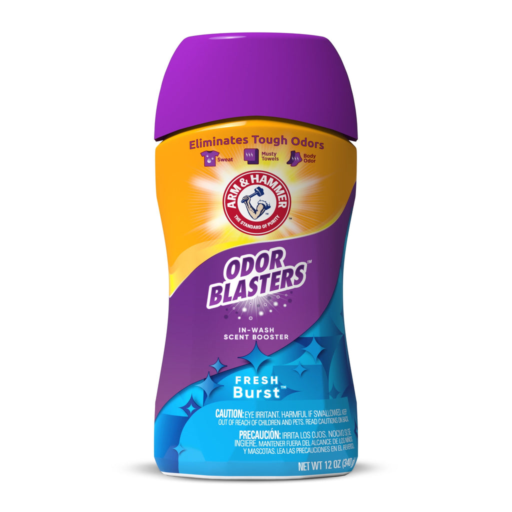 ARM & HAMMER Odor Blasters In-Wash Scent Booster - Laundry Scent Booster Fresh Burst Scent, 12 Oz - 6-Pack