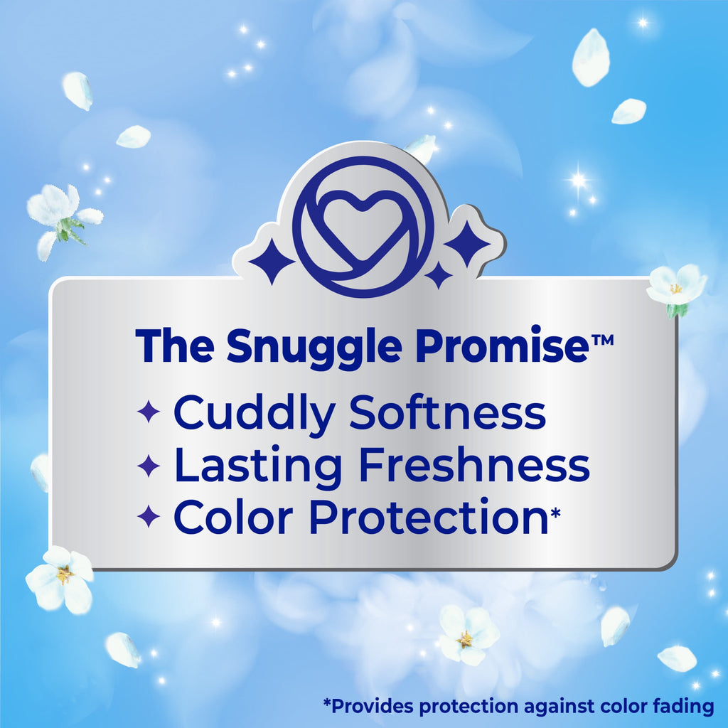 Snuggle Liquid Fabric Softener - Cuddle-Up Fresh Blue Sparkle, 39.4 oz, 58 Loads