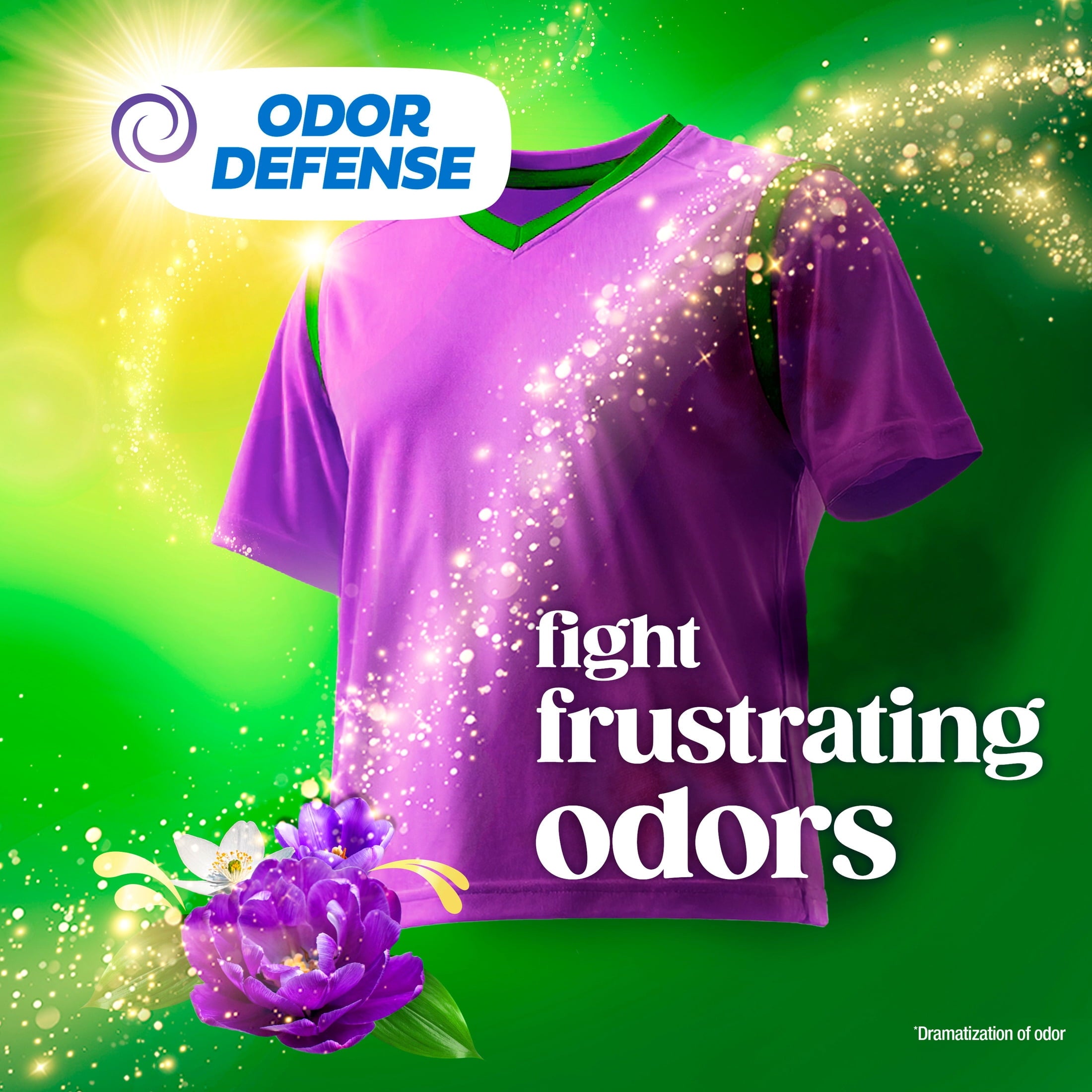 Gain Plus Liquid Laundry Detergent - Now with Odor Defense + OXI, Moonlight Breeze Scent, 99 fl oz, 75 Loads